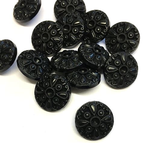 shank buttons black|decorative black buttons.